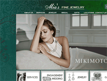 Tablet Screenshot of miasfinejewelry.com